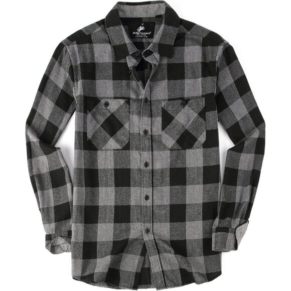 Other - Mens Button Down Shirts Flannel Shirt Long Sleeve